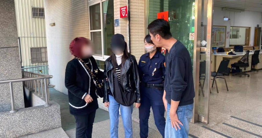 高雄一名女大生疑似與家人爭吵跑去台中找男友，因失聯多日遭家人報警，最後在男友租屋處找到人。（警方提供／任義宇高雄傳真）