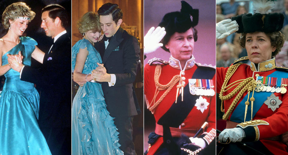 How the stars of The Crown compare to the real-life royals they portray.