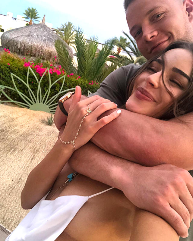 Olivia Culpo and Christian McCaffrey have a problem: 49ers star wants  nothing to do with girlfriend's reality show