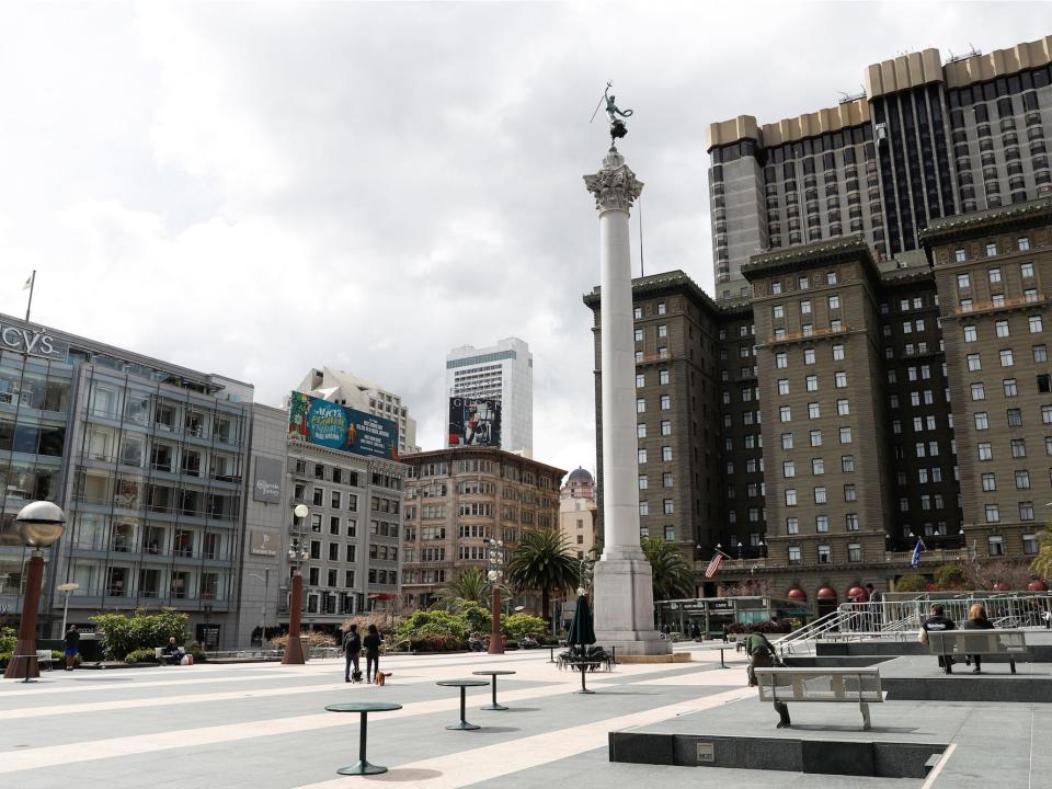 san francisco union square shelter in place