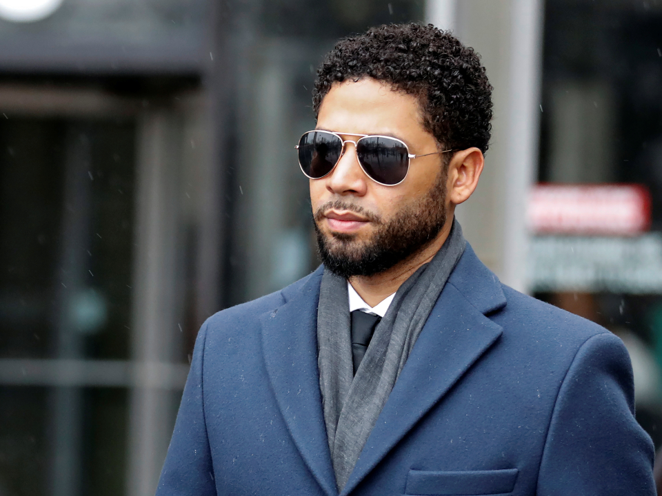 Actor Jussie Smollett leaves the Leighton Criminal Court Building after his hearing in Chicago, Illinois, U.S. March 14, 2019. REUTERS/Kamil Krzaczynski