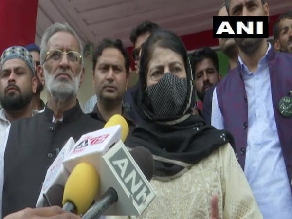 PDP chief Mehbooba Mufti (Photo/ANI)