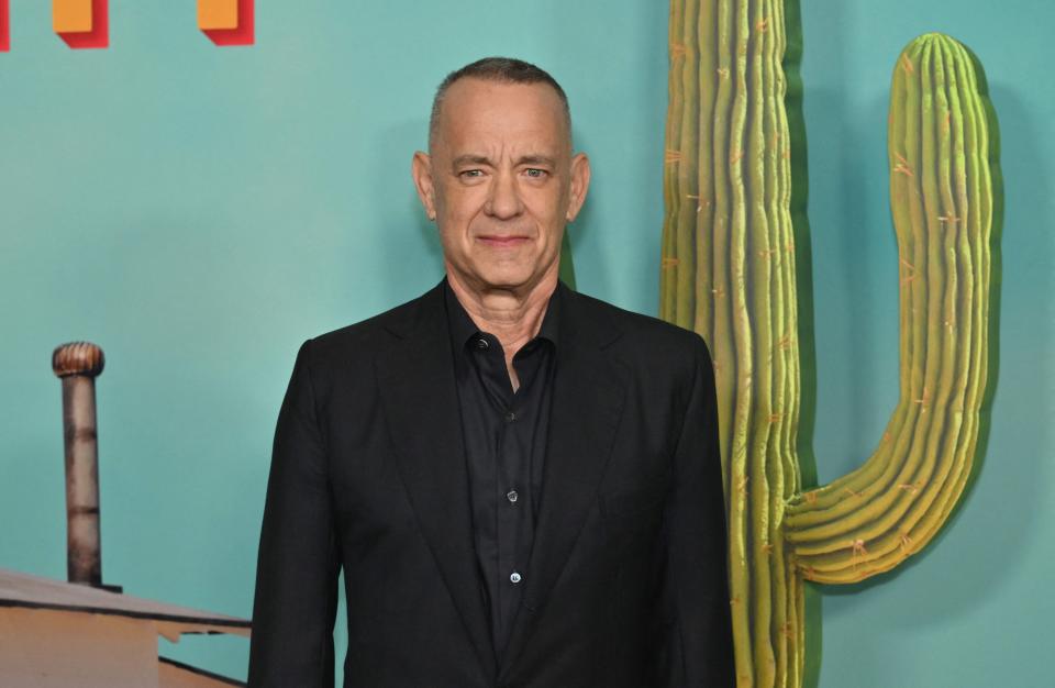 Tom Hanks arrives at the New York premiere of "Asteroid City" at Alice Tully Hall at Lincoln Center in New York City on June 13, 2023.