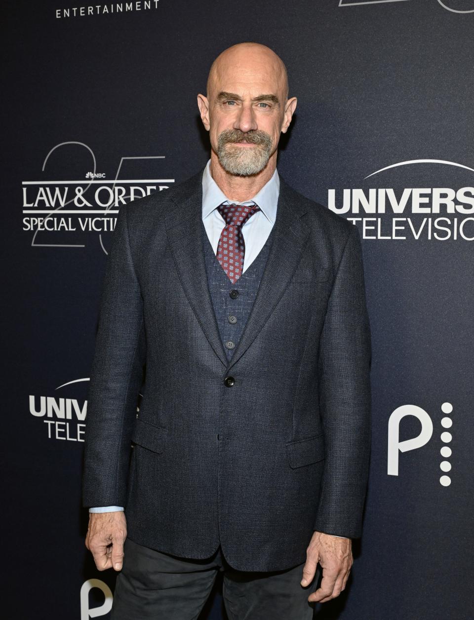 Christopher Meloni attends the "Law & Order: SVU" 25th anniversary celebration at Edge at Hudson Yards on Tuesday, Jan. 16, 2024, in New York.