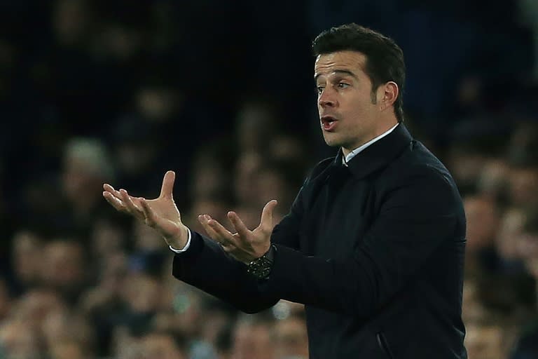 Marco Silva showed his frustation as Everton needed a late equaliser to salvage a point against his former club Watford