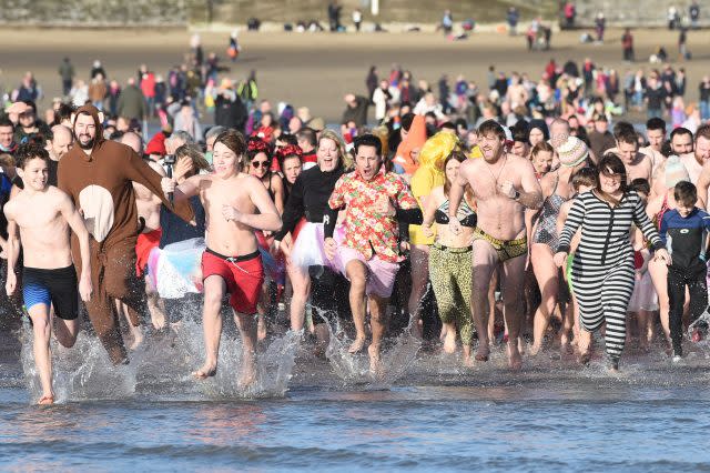 Barry Island New Year Day Swim 