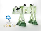 Angry Bird Star Wars – Darth Vader’s LightSaber Battle Game: Forget the app! Play a real-life version of Angry Birds with a Star Wars twist. Stack, launch, and destroy with this game which features three characters, a lightsaber launcher and pieces to knock down with your Angry Birds. For ages 5-7 Price $21.99