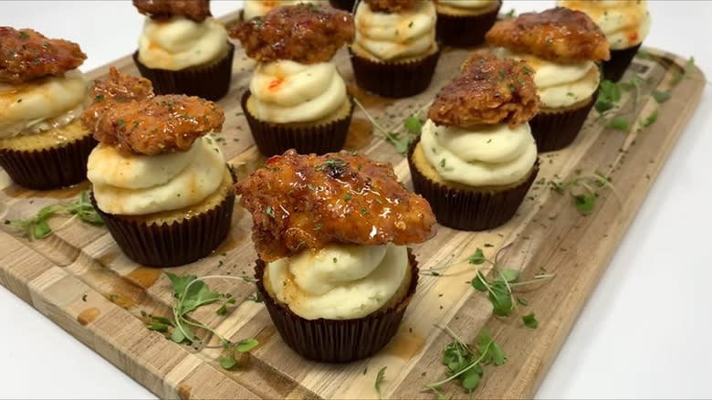 savory Thanksgiving cupcakes