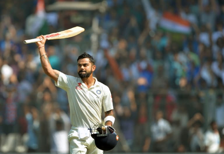 India's captain Virat Kohli is among just five batsmen to gain three double-centuries in a year