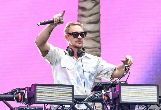 Diplo DJing