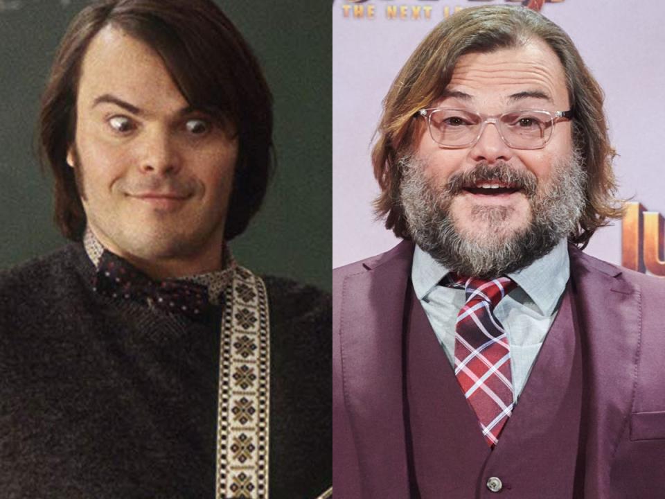 jack black school of rock then and now