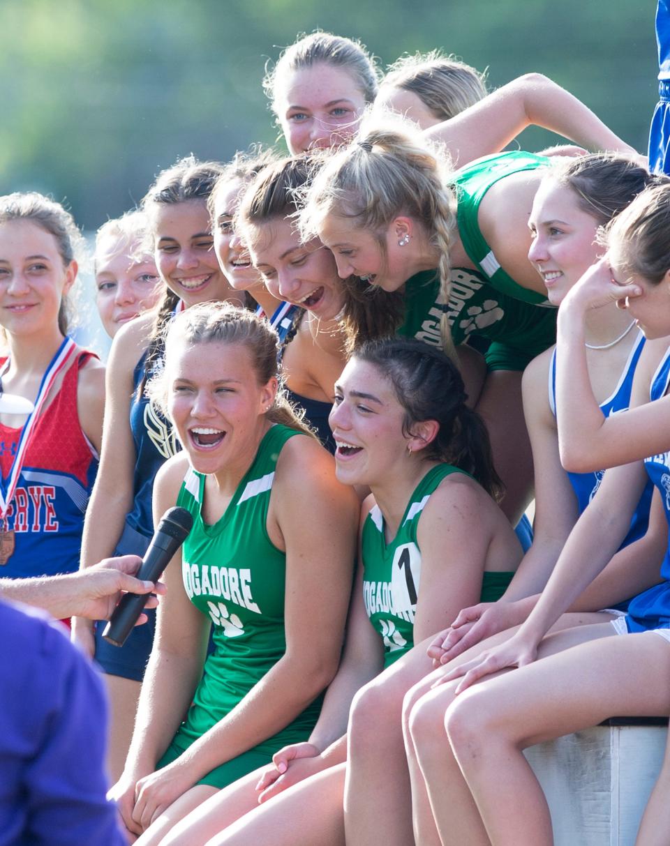 Region 9 Division III preliminary and field event finals hosted by Perry High School in Massillon on Wedneday, May 25. Mogadore's  4x800 relay team Amber Morris, Rachel Whetstone, Brook McIntyre and Katie Lane qualify for the state tournament.