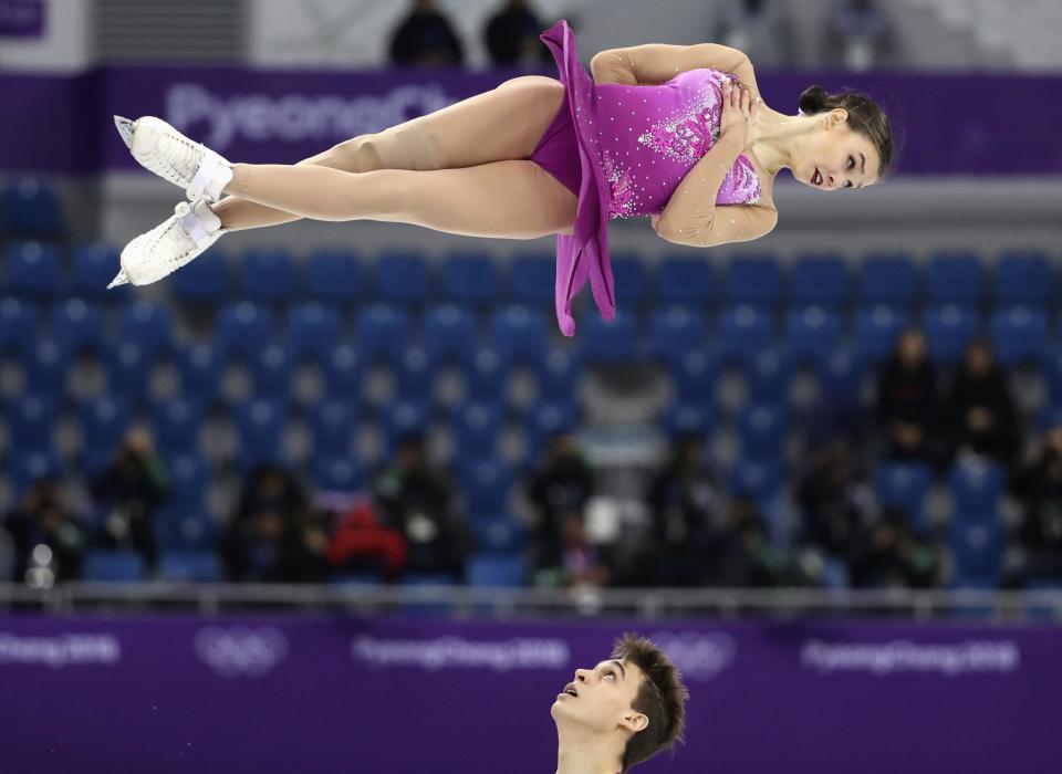 <p>Anna Duskova and Martin Bidar of Czech Republic in action. REUTERS/Lucy Nicholson </p>