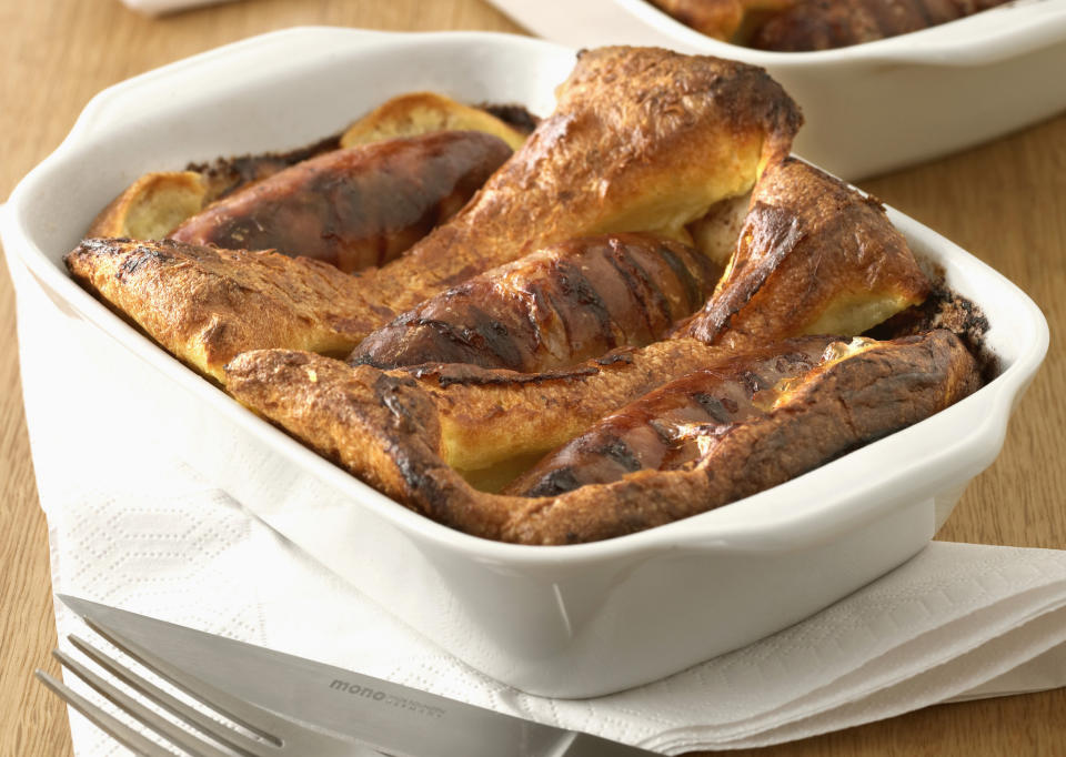 23 per cent of Brits have never eaten toad in the hole (Rex)