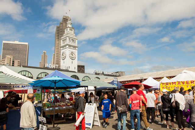 <p>Amanda Lynn Photography / Foodwise</p> The Ferry Plaza Farmers Market in San Francisco is open year-round on Tuesdays, Thursdays, and Saturdays.