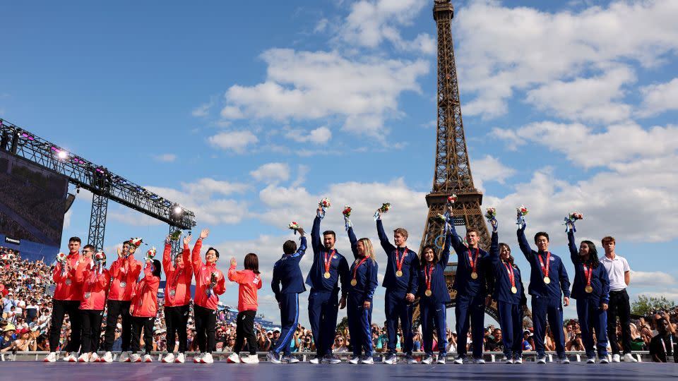 ‘What a special moment’ US figure skating team finally receives