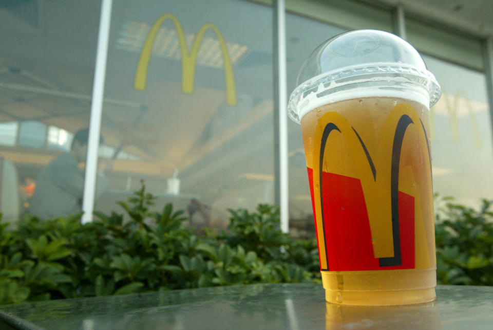 A beer from McDonald's.