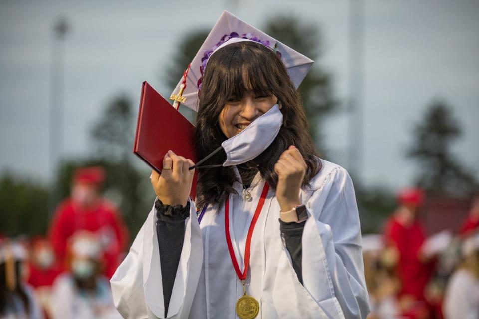 Spaulding High School's graduation ceremony Friday, June 11, 2021 in Rochester.