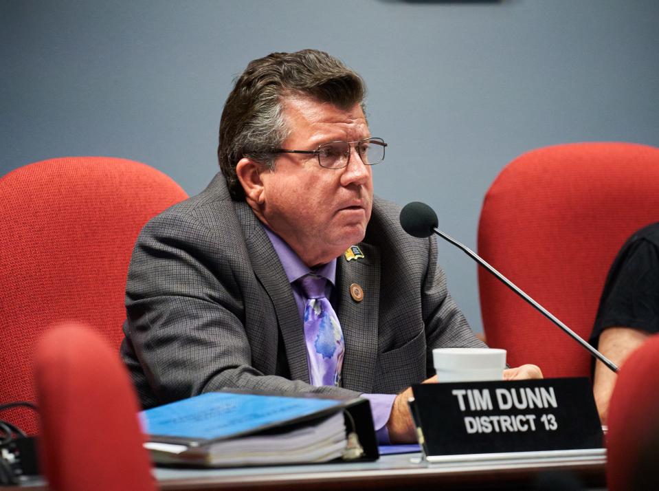 State Rep. Tim Dunn (R-D13) listens during a committee meeting in the Arizona House on June 23, 2022.