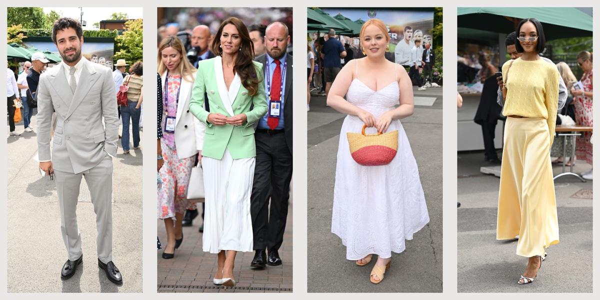 Leslie Mann, Iris Apatow, and Judd Apatow at Wimbledon 2023