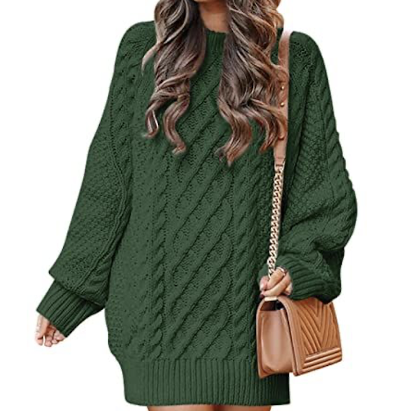 26) Pullover Sweater Dress