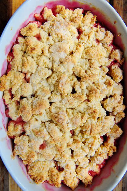 Rhubarb Cobbler