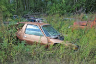 <p>You’re looking at the passenger side door of an AMC Pacer, which interestingly was <strong>4 inches (102mm) longer than the driver’s door</strong>. This was to make it easier for passengers to access the rear seat. However, when the Pacer was exported to right-hand-drive markets, such as the UK, the doors weren’t reversed. This oversight meant the driver’s side had the larger opening. </p>