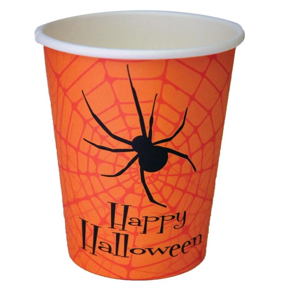 Get them here at <a href="https://www.halloweenexpress.com/happy-halloween-party-cups-p-26225.html" target="_blank">Halloween Express</a> ($3) along with the matching <a href="https://www.halloweenexpress.com/halloween-party-napkins-p-26226.html" target="_blank">napkins</a>!