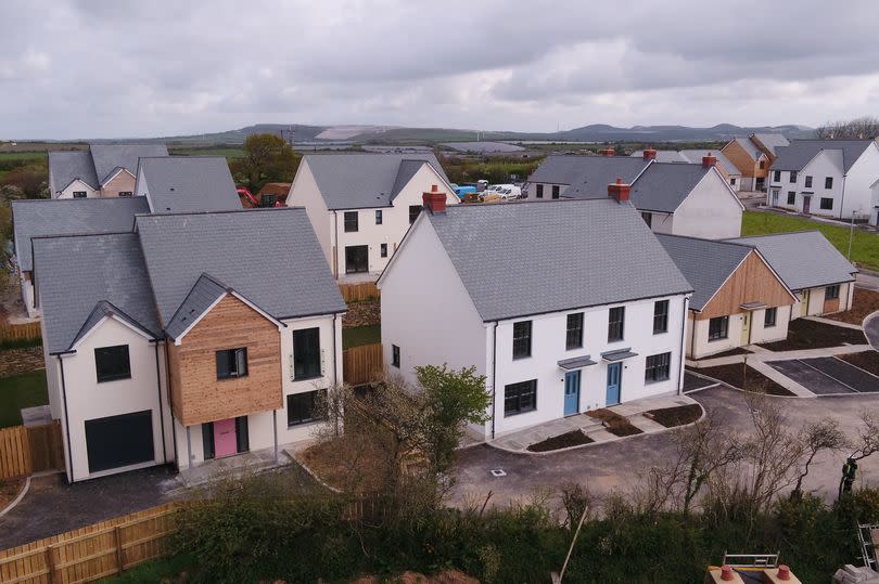 The completed properties at Alice Meadow