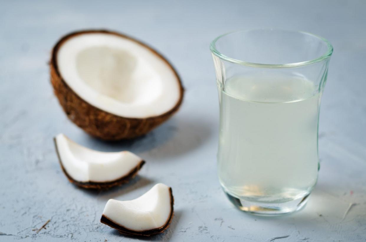 Coconut water makes a great morning drink alternative for those taking a break from coffee.