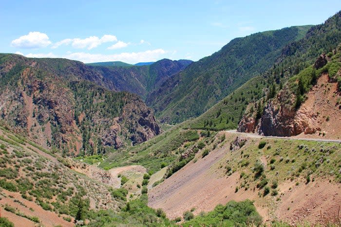 East Portal Road in Black Canyon of the Gunnison National Park