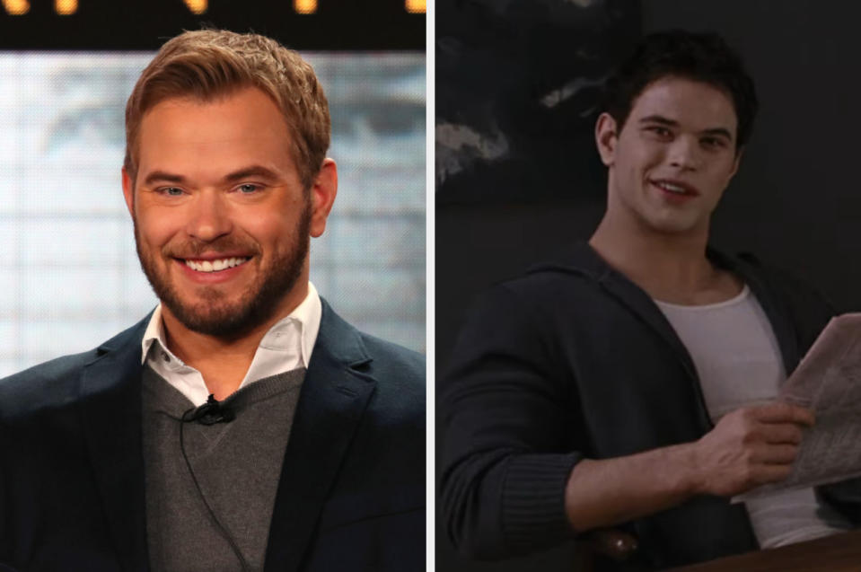 Kellan Lutz in real life and as Emmett