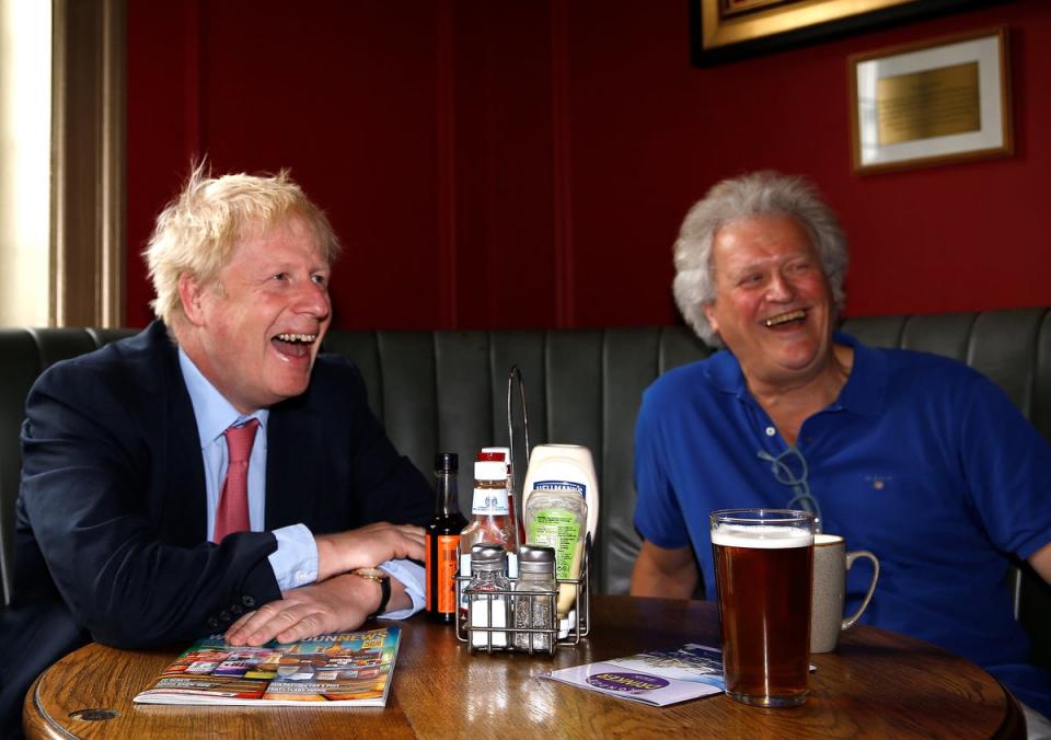 Wetherspoon founder Tim Martin called Boris Johnson a ‘winner’ when he ran in the Conservative leadership race (Henry Nicholls/PA) (PA Archive)