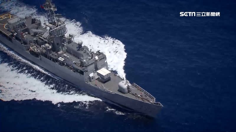 美軍戰艦今年第9次通過台海，與台灣共同守護台海和平。