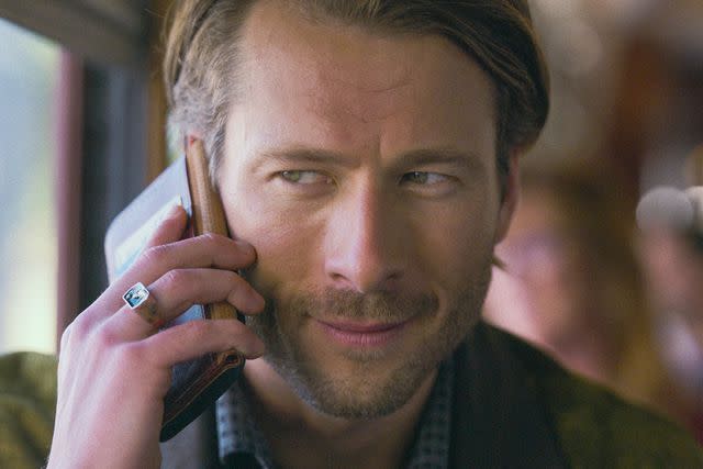 <p>Netflix</p> Glen Powell in 'Hit Man'