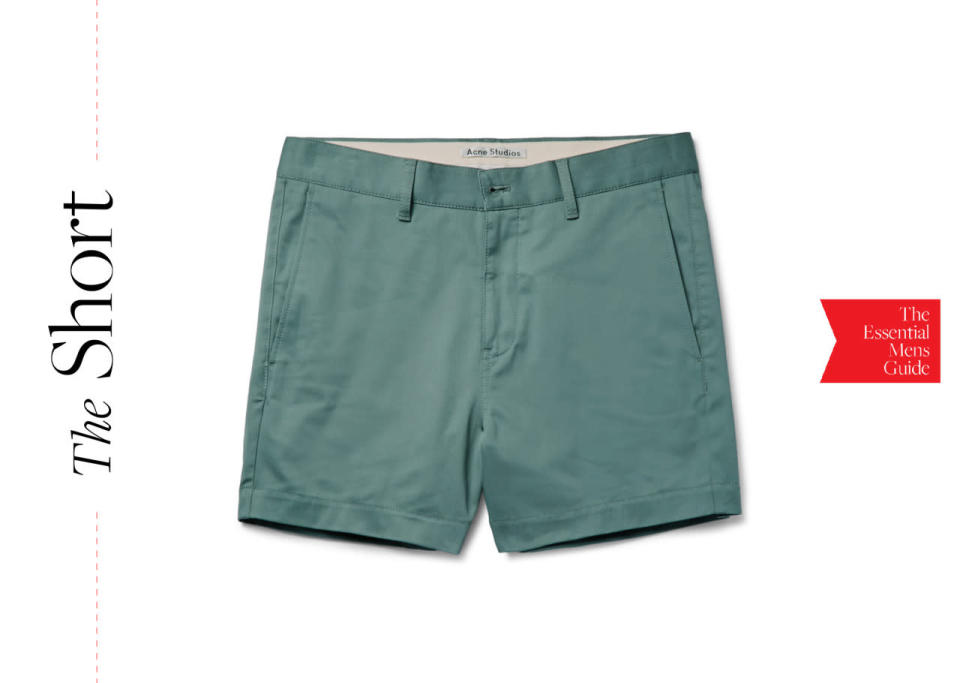 <p>Throw out all your baggy, ill-fitting, and washed-out cargo shorts, unless you are happy to be stuck in the early 2000s. Your shorts should be fitted to your shape and complement your body contours.</p>