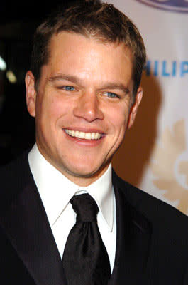 Matt Damon at the Hollywood premiere of Warner Bros. Ocean's Twelve