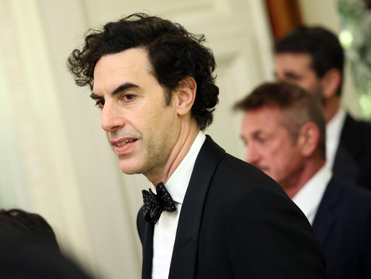 Sacha Baron Cohen attends a reception for the 2022 Kennedy Center honorees hosted by U.S. President Joe Biden at the White House on December 4, 2022.