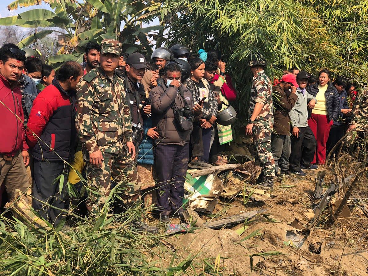 NEPAL-AVIÓN ESTRELLADO (AP)