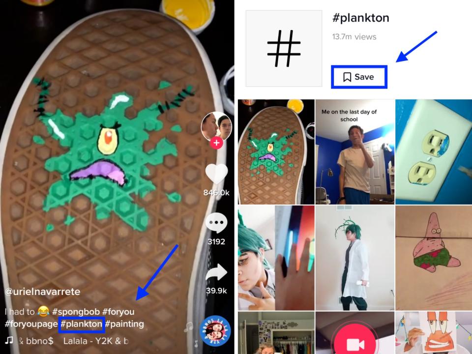 tiktok hashtags