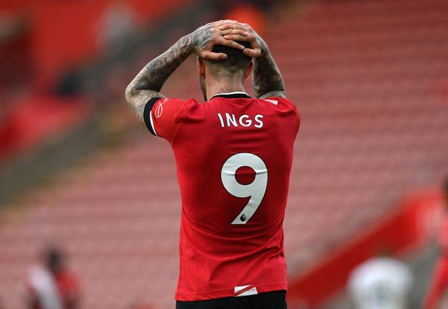 Danny Ings scored 13 goals for Southampton but is not in the squad