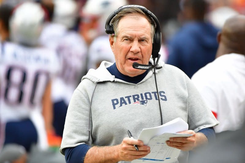 Head coach Bill Belichick led the New England Patriots for 24 seasons. File Photo by David Tulis/UPI