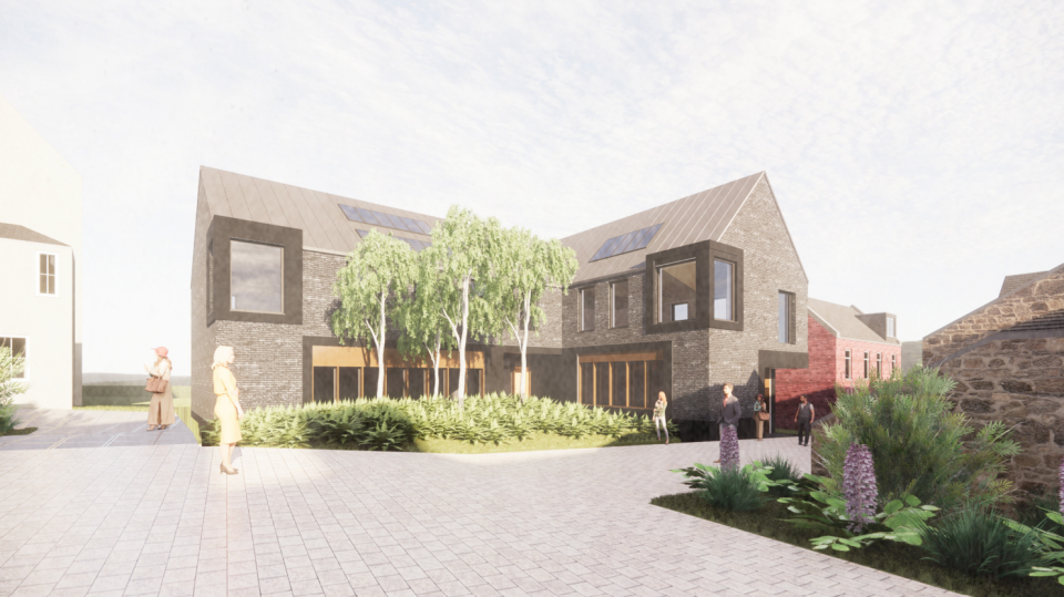 An artist's impression of how the new building could look