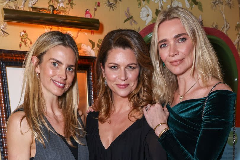 Frida Redknapp, Gabriela Peacock and Jodie Kidd att the event to celebrate the success of Gabriela's second book, 2 Weeks to A Younger You