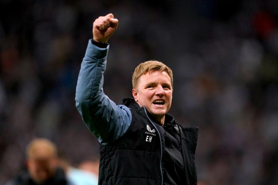 Newcastle boss Eddie Howe defied the odds to lead them into the Champions League (PA Wire)