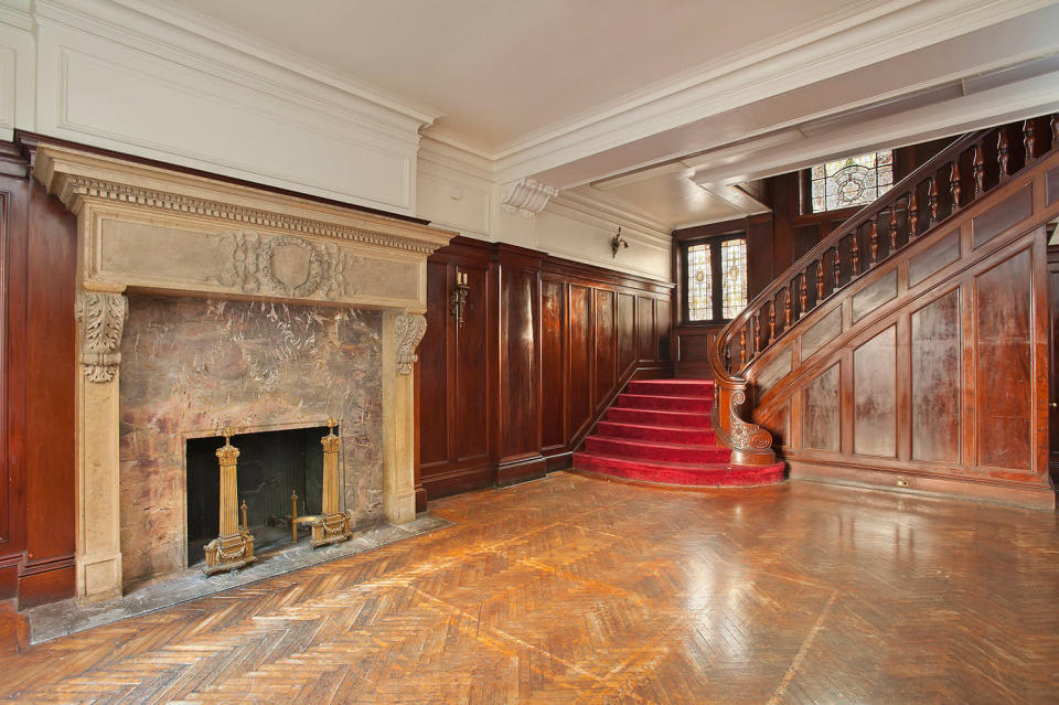 Century-old Brooklyn mansion could shatter price record fireplace