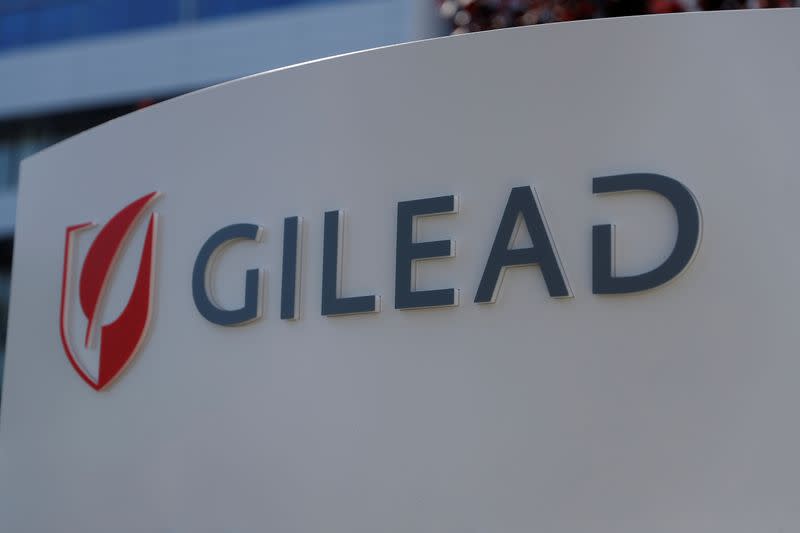FILE PHOTO: A Gilead Sciences, Inc. office is shown in Foster City, California