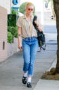 <p>Kristen Stewart takes a casual stroll in L.A. on Oct. 20.</p>