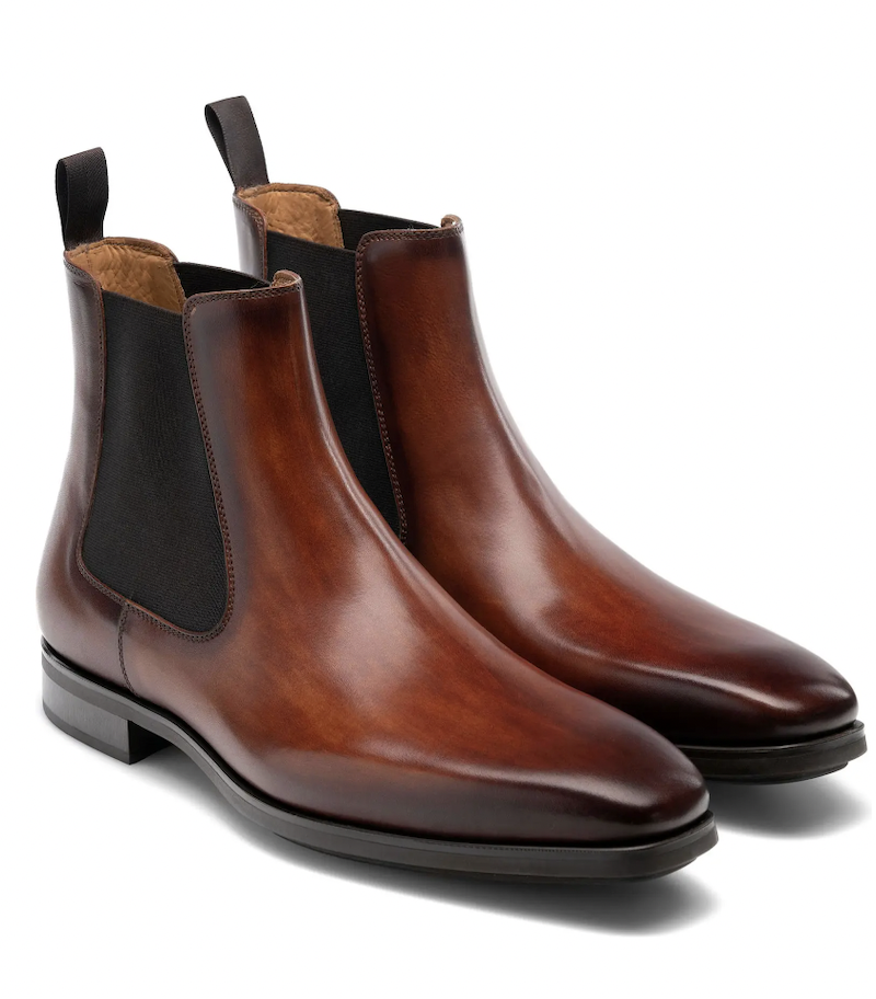 <p><a href="https://go.redirectingat.com?id=74968X1596630&url=https%3A%2F%2Fwww.nordstrom.com%2Fs%2Fmagnanni-marshall-chelsea-boot-men%2F7345006%3Forigin%3Dcoordinating-7345006-0-1-PDP_1_OOS-recbot-also_viewed_graph%26recs_placement%3DPDP_1_OOS%26recs_strategy%3Dalso_viewed_graph%26recs_source%3Drecbot%26recs_page_type%3Dproduct%26recs_seed%3D5271275%26color%3DCOGNAC&sref=https%3A%2F%2Fwww.esquire.com%2Fstyle%2Fmens-fashion%2Fg40010651%2Fwedding-outfits-for-men%2F" rel="nofollow noopener" target="_blank" data-ylk="slk:Shop Now;elm:context_link;itc:0;sec:content-canvas" class="link ">Shop Now</a></p><p>Marshall Chelsea Boot </p><p>nordstrom.com</p><p>$425.00</p>