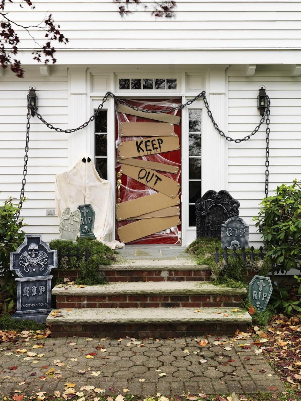 Keep Out Cardboard Planks